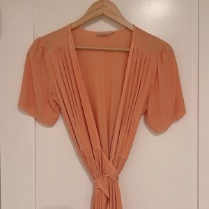 [SOLD] Pink The ODells Wrap Maxi Dress